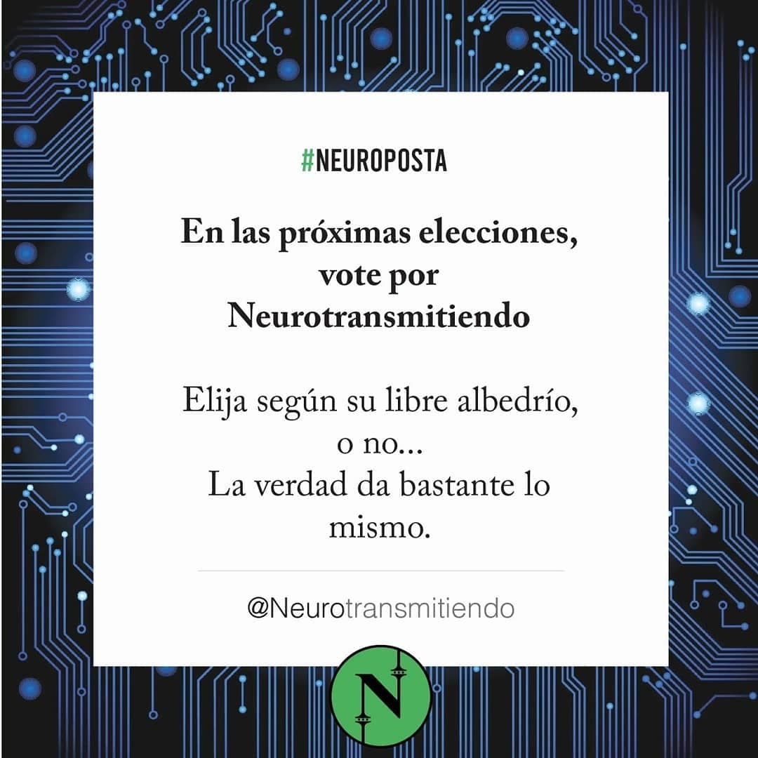 #Neuroposta 📦El 27 de octubre vamos a votar de manera democrática quién será el futuro presidente de la Argentina. Cada 