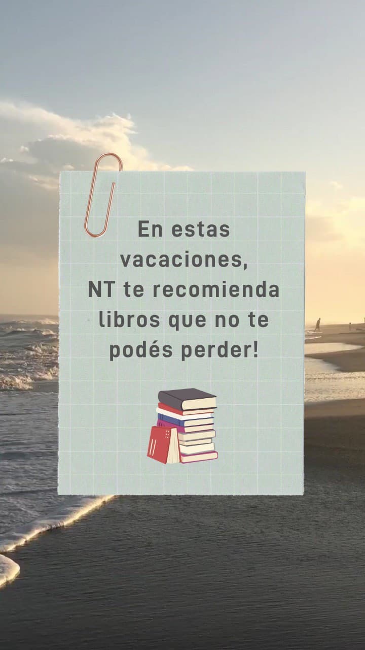 ☀️Llega el verano y desde NT te recomiendamos libros para leer estas vacaciones