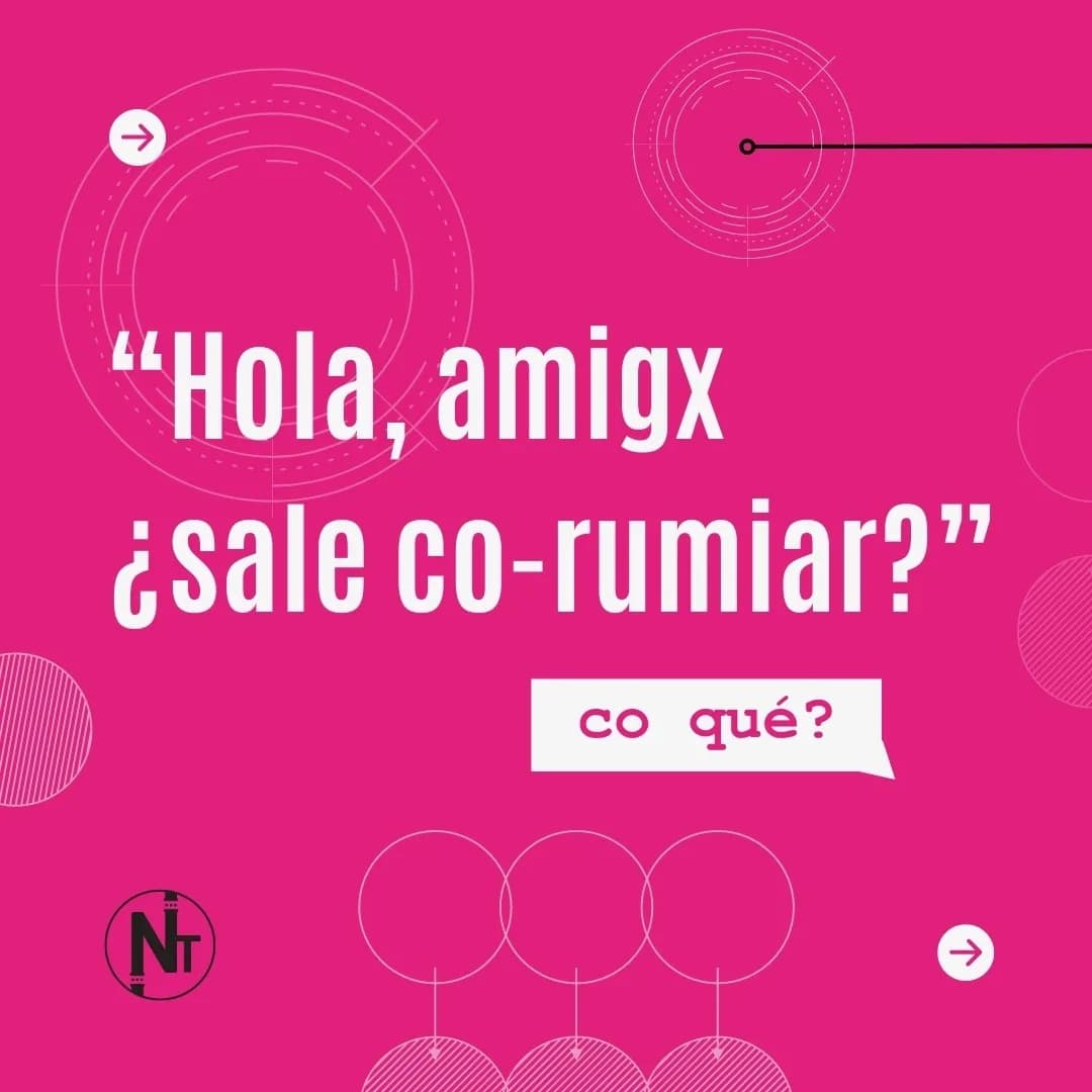 ☝ Hablar no es capricho, es necesidad.