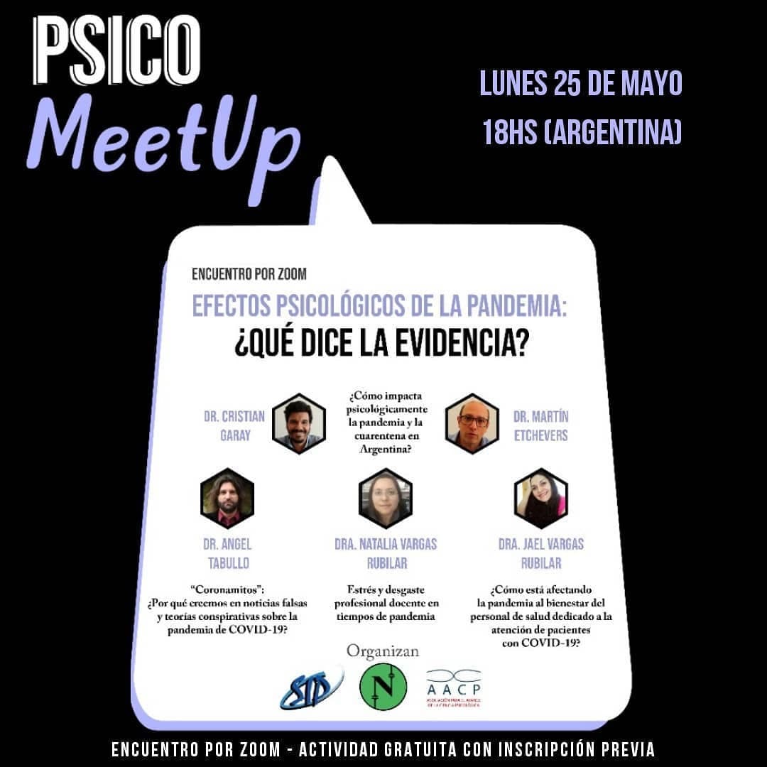 ¡No te olvides que MAÑANA es la PsicoMeetUp!