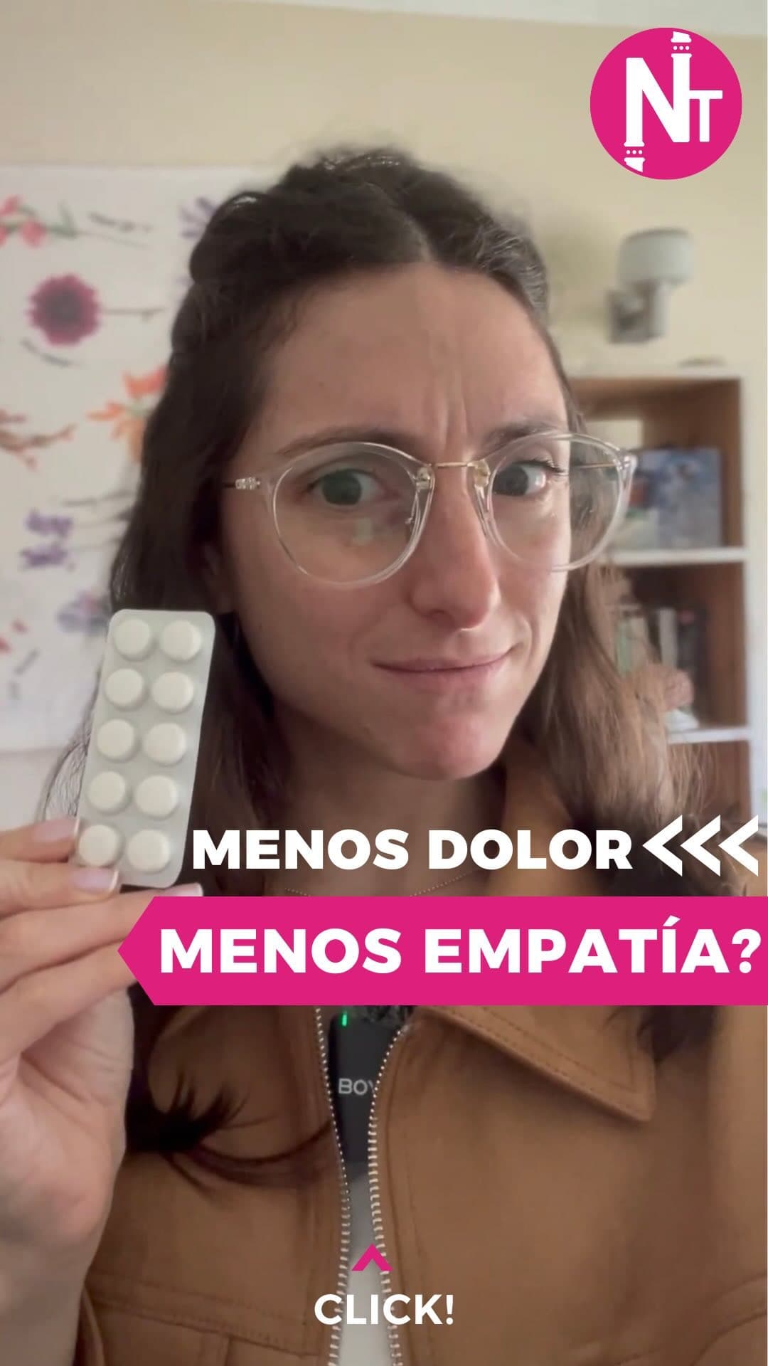¿Sabías que lo que tomás para aliviar el dolor también podría estar cambiando cómo sentís el dolor de los demás?