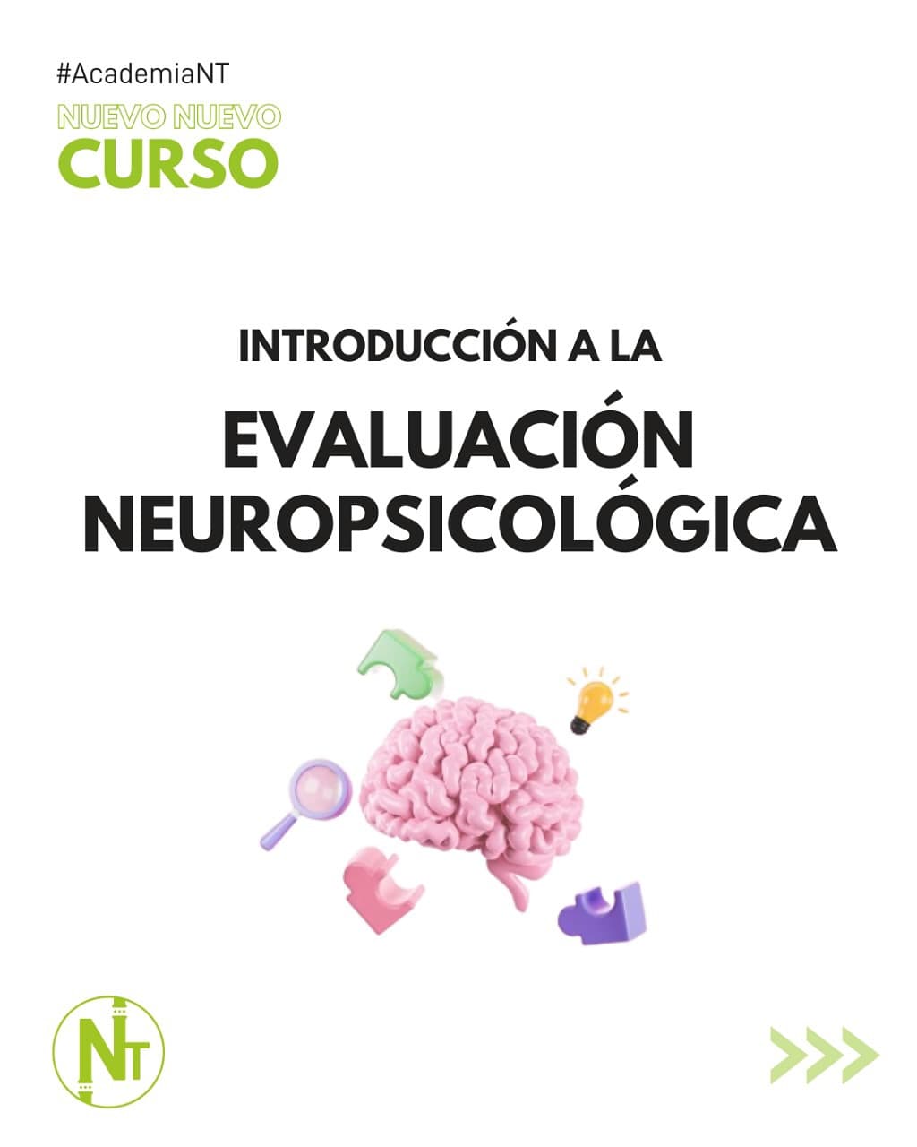 ¡Construí una base sólida en Neuropsicología a tu propio ritmo! Nuestro curso “Introducción a la Evaluación Neuropsico