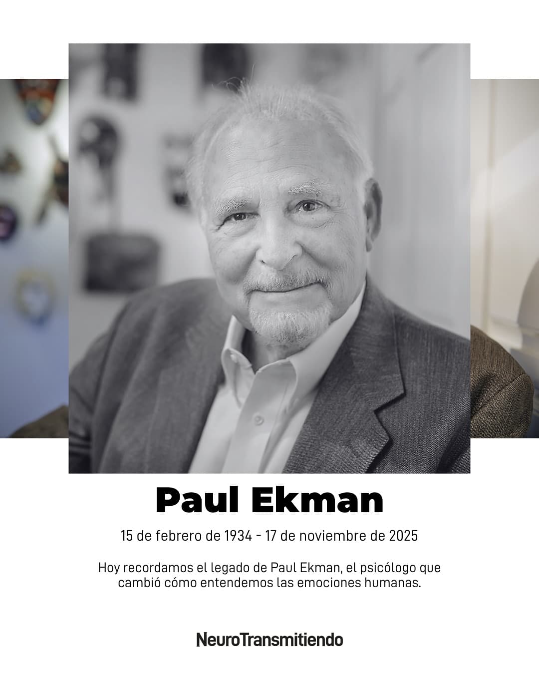 El mundo de la psicología despide a Paul Ekman