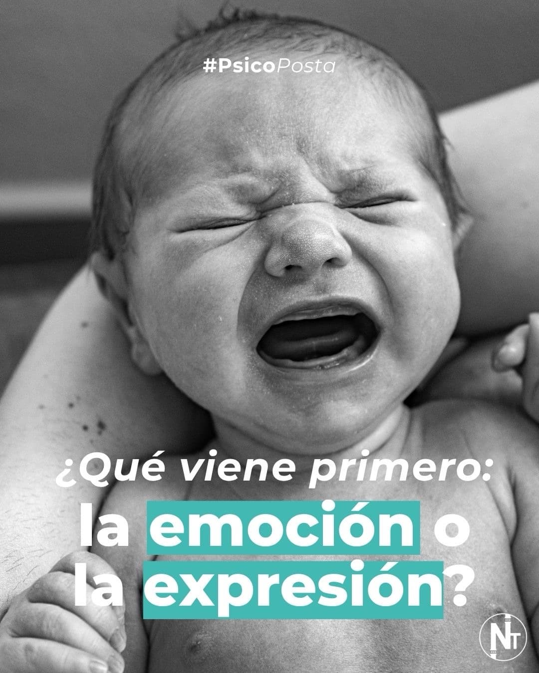 ¿Te sentís triste y por eso lloras, o lloras y por eso te sentís triste? ¡Desliza el post para saber más!