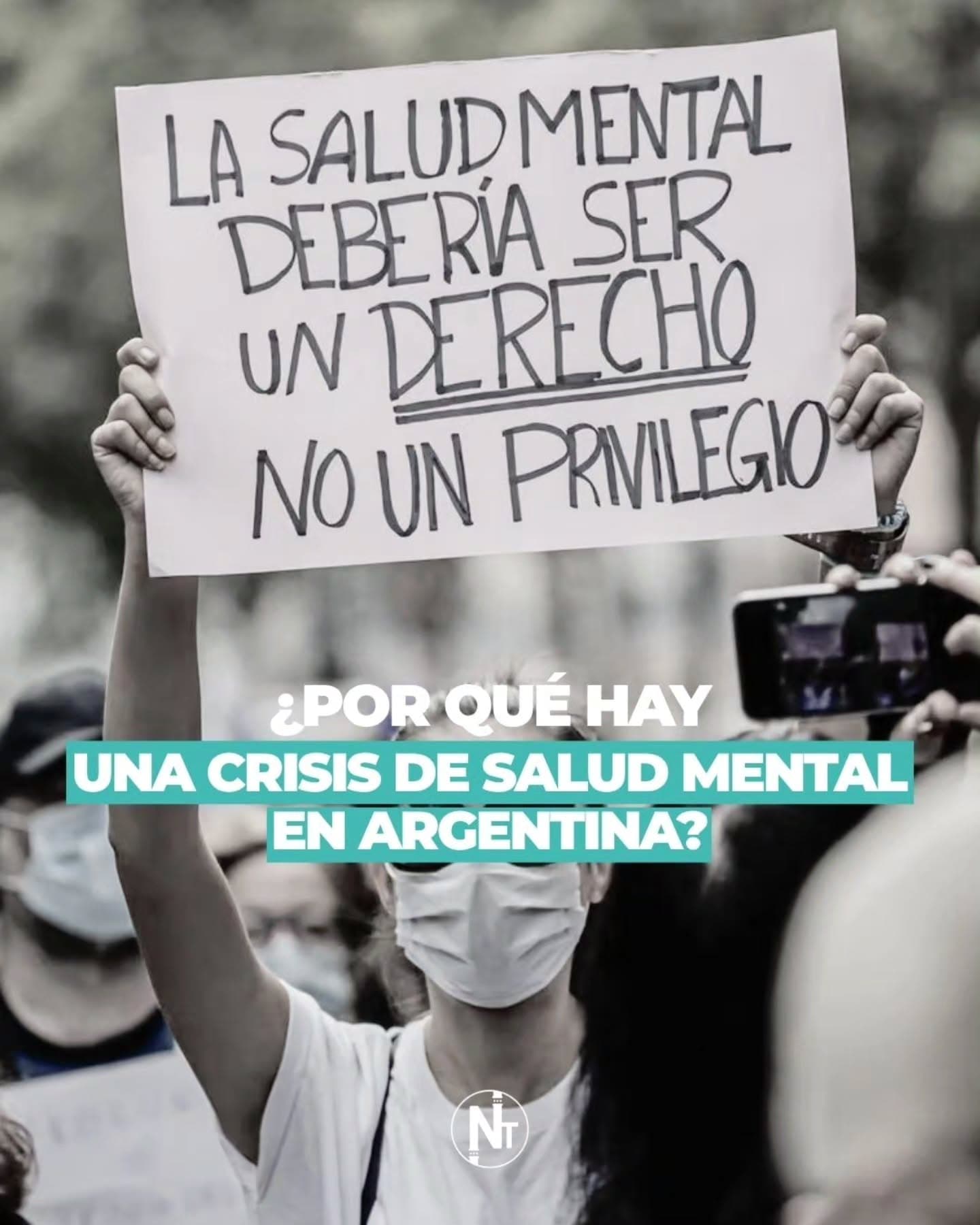 🔴 Nos encontramos ante un momento de crisis en Salud Mental en Argentina y queremos visibilizarlo. 