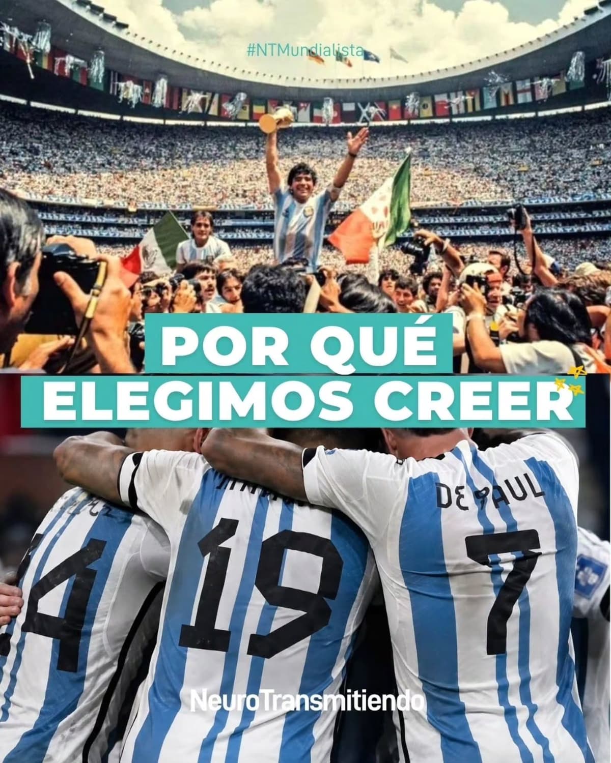 ��Una vez más nuestra selección nos lleva a que ELIJAMOS CREER⭐
