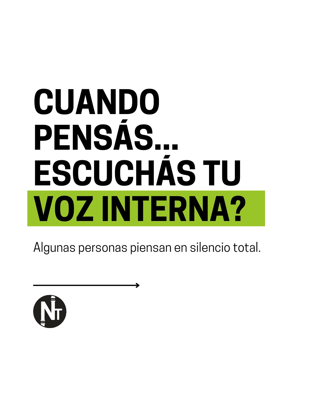 🤔 ¿Pensar siempre en palabras? No para todos. Algunas personas tienen una voz interna constante. Otras piensan en comple